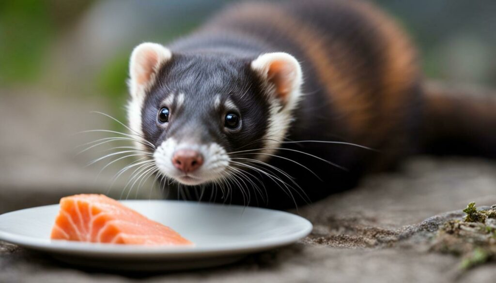 can ferrets have salmon